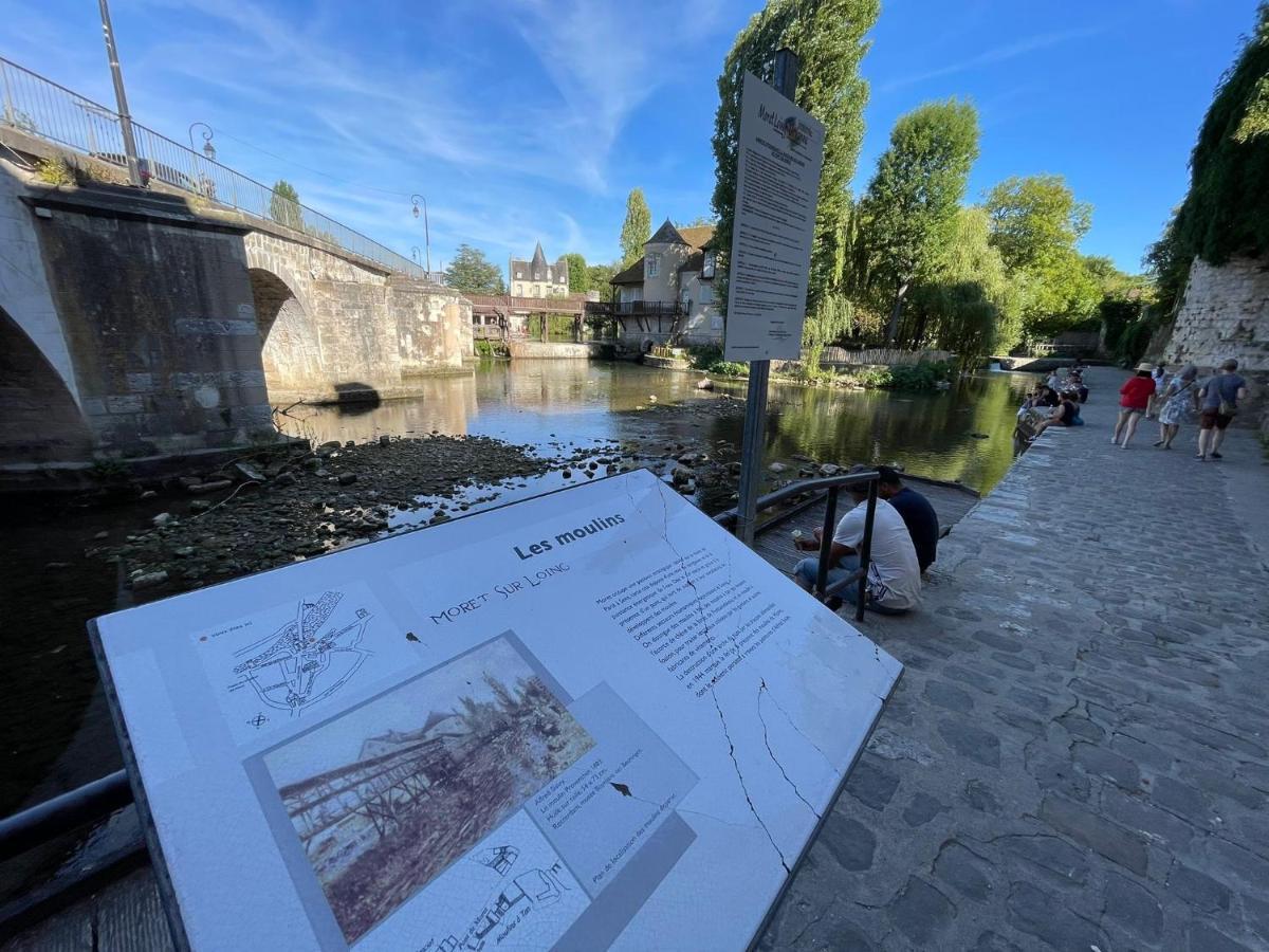 Les Pieds Dans L’Eau - Moret Centre Extérieur photo